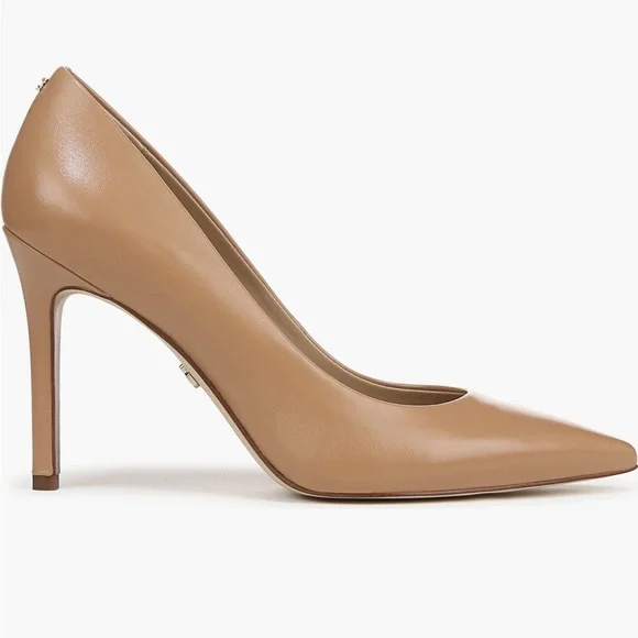 New Sam Edelman Hazel Pointed Toe Classic Beige Pumps - Picture 9 of 9
